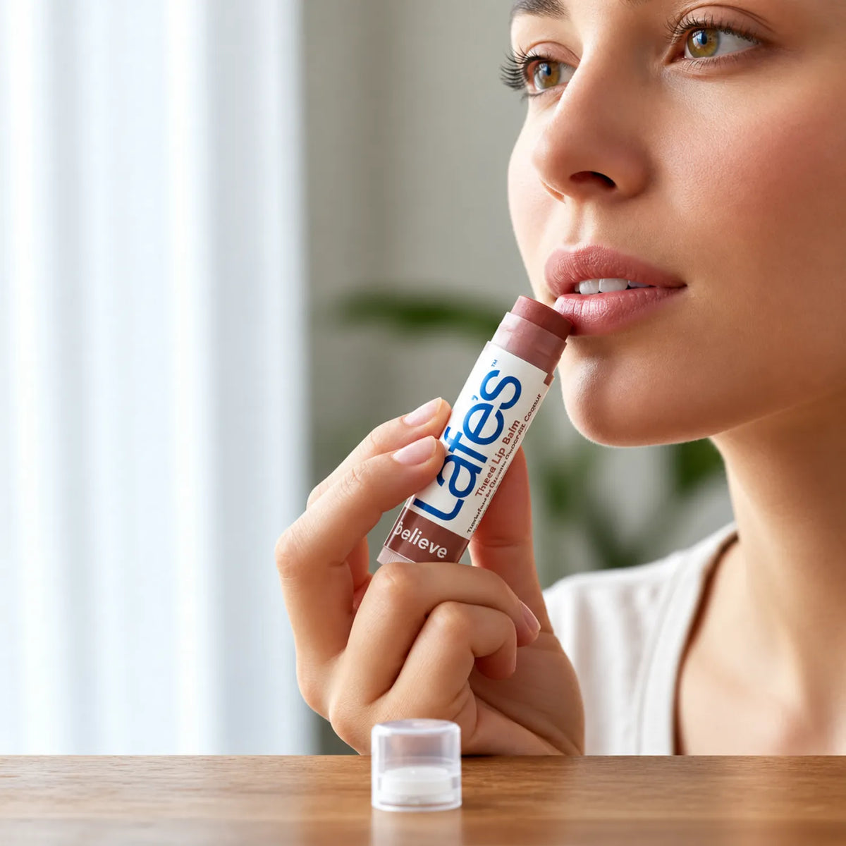 LAFE'S Bálsamo Labial Orgánico con Color Believe | Hidratación y color natural para labios | Con mantecas y aceites vegetales | Sin parabenos ni ingredientes artificiales | Bálsamo labial natural con color