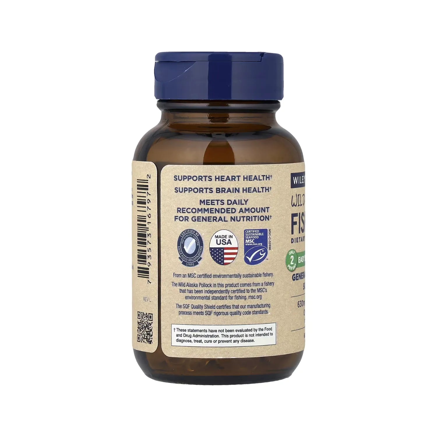 Wiley's Finest, Aceite de pescado salvaje de Alaska, Minis de fácil ingestión, 60 cápsulas blandas