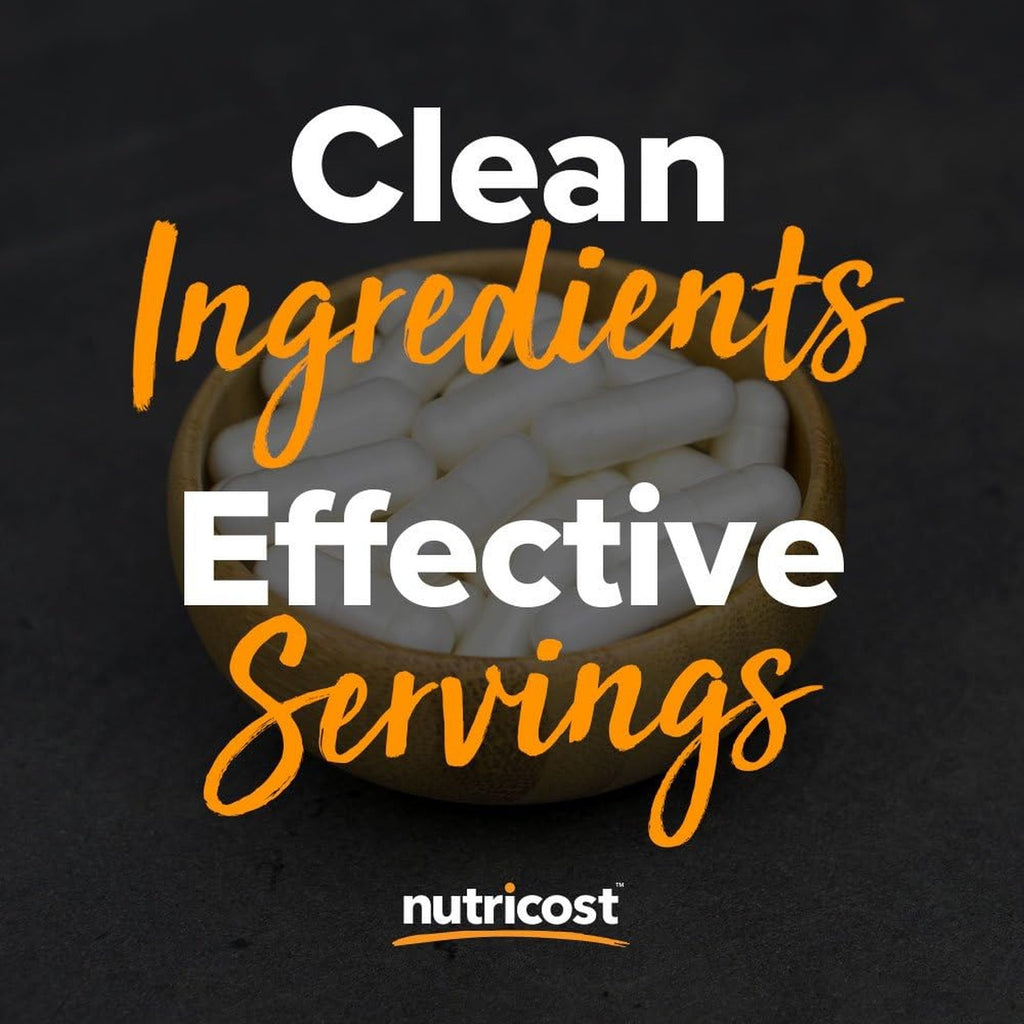 Nutricost Cafeína Natural 200 mg 250 Cápsulas
