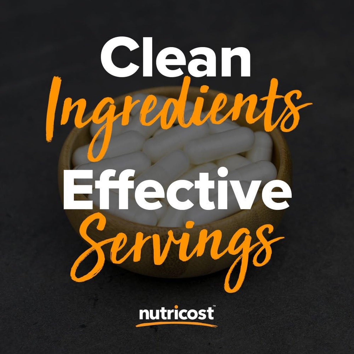 Nutricost Cafeína Natural 200 mg 250 Cápsulas