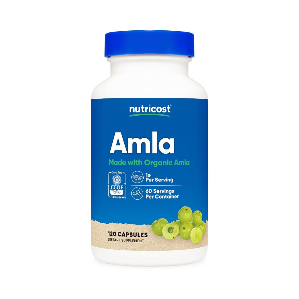 Nutricost Amla Orgánico 1000 mg 120 Cápsulas Vegetales