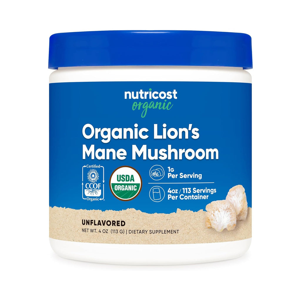 Nutricost Hongo Melena de León 100% Orgánico 113 g