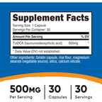 Nutricost TUDCA 500 mg 30 Cápsulas