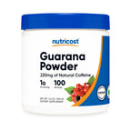 Nutricost Extracto de Guaraná en Polvo 1000 mg 100 g 100 Porciones