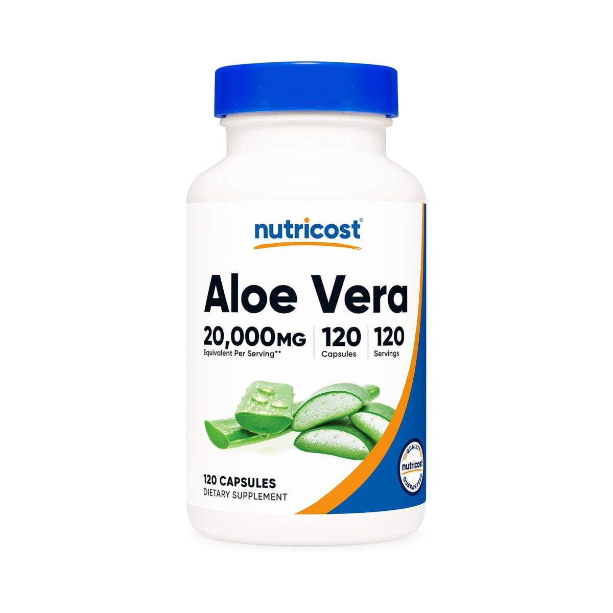 Nutricost Extracto de Aloe Vera 100 mg 120 Cápsulas Vegetales