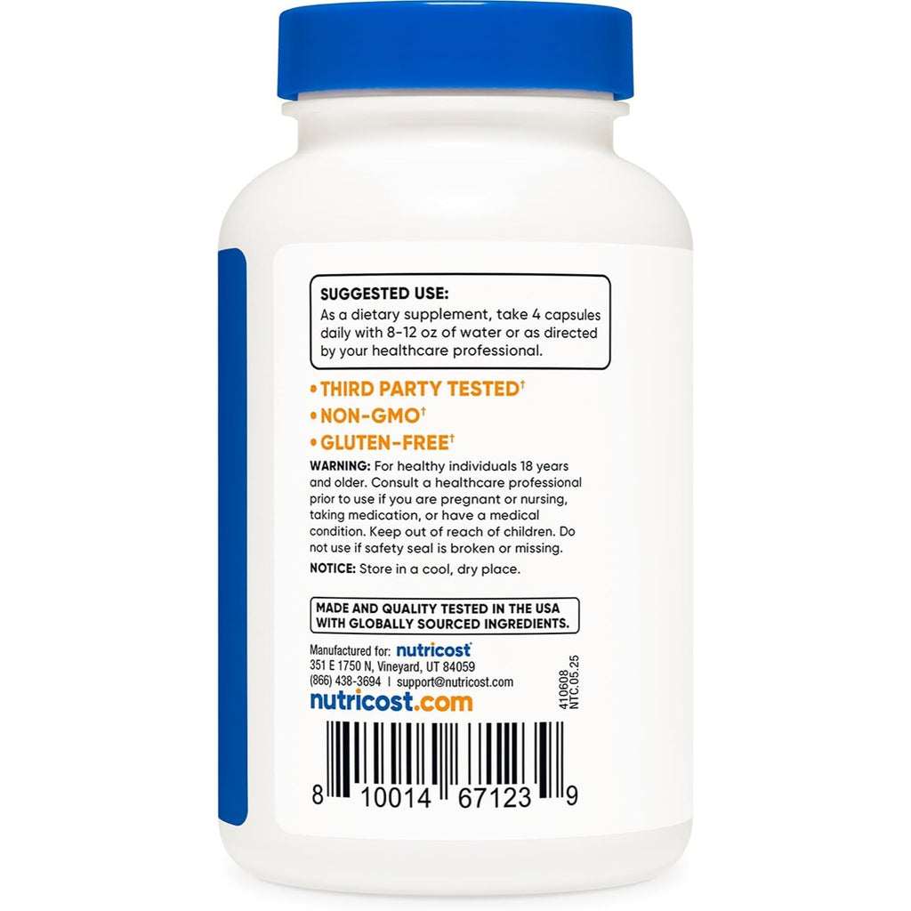 Nutricost Fosfatidilserina 400 mg 120 Cápsulas Vegetales