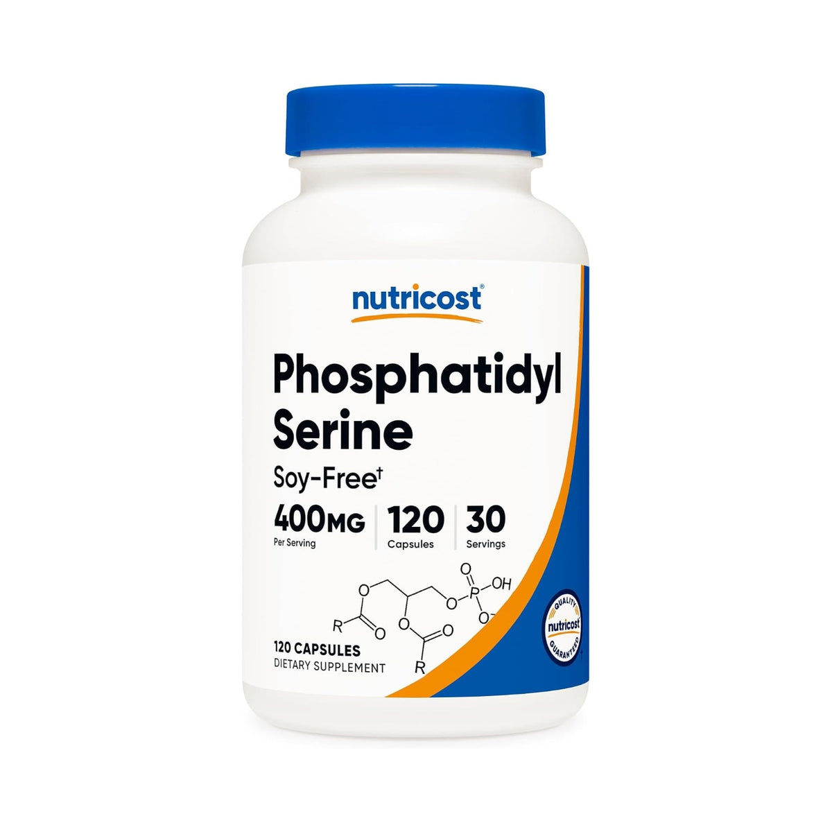 Nutricost Fosfatidilserina 400 mg 120 Cápsulas Vegetales