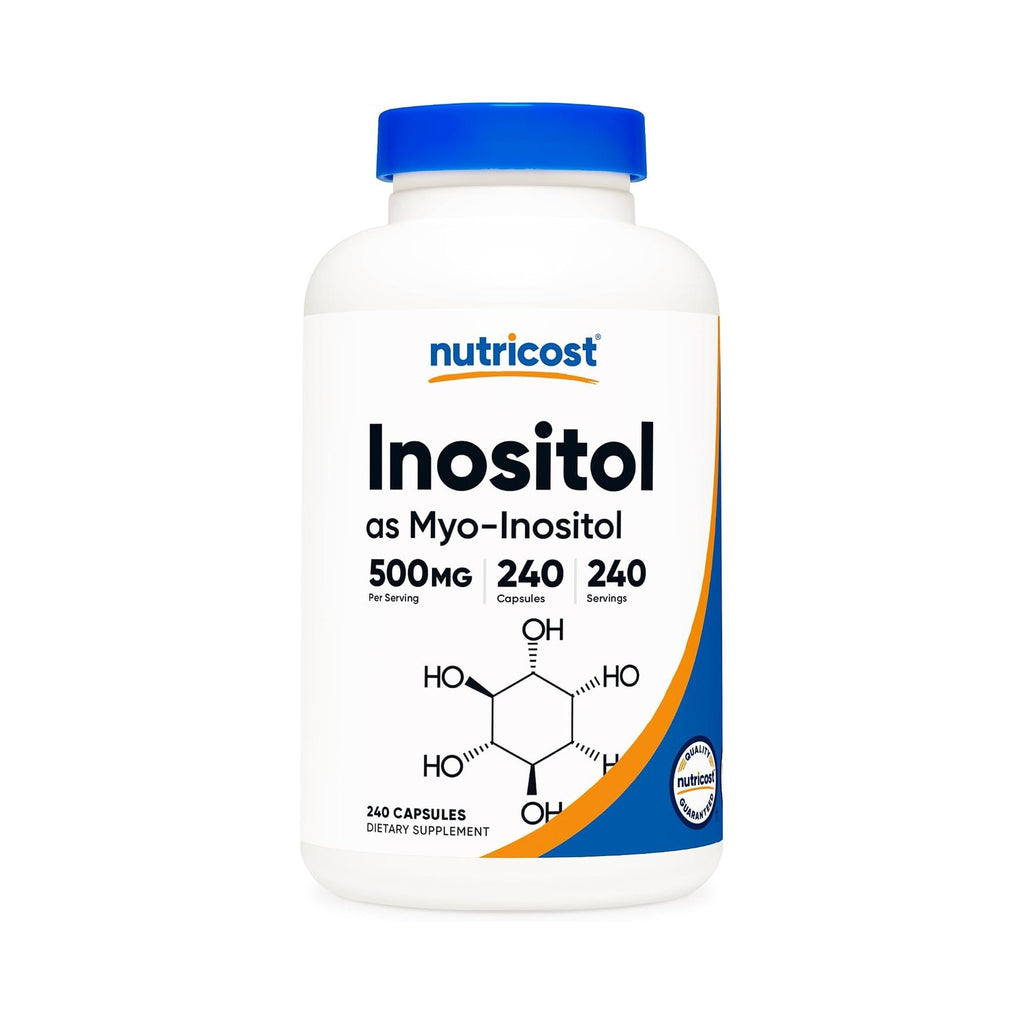 Nutricost Inositol Mio-inositol 500 mg 240 Cápsulas