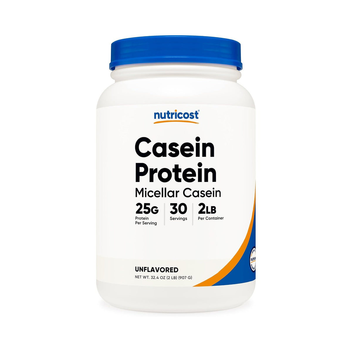 Nutricost Proteína de Caseína Micelar 30 Porciones Sin Sabor 2 lb