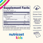 Nutricost Melatonina para Niños +4 Años 1 mg 120 Gomitas