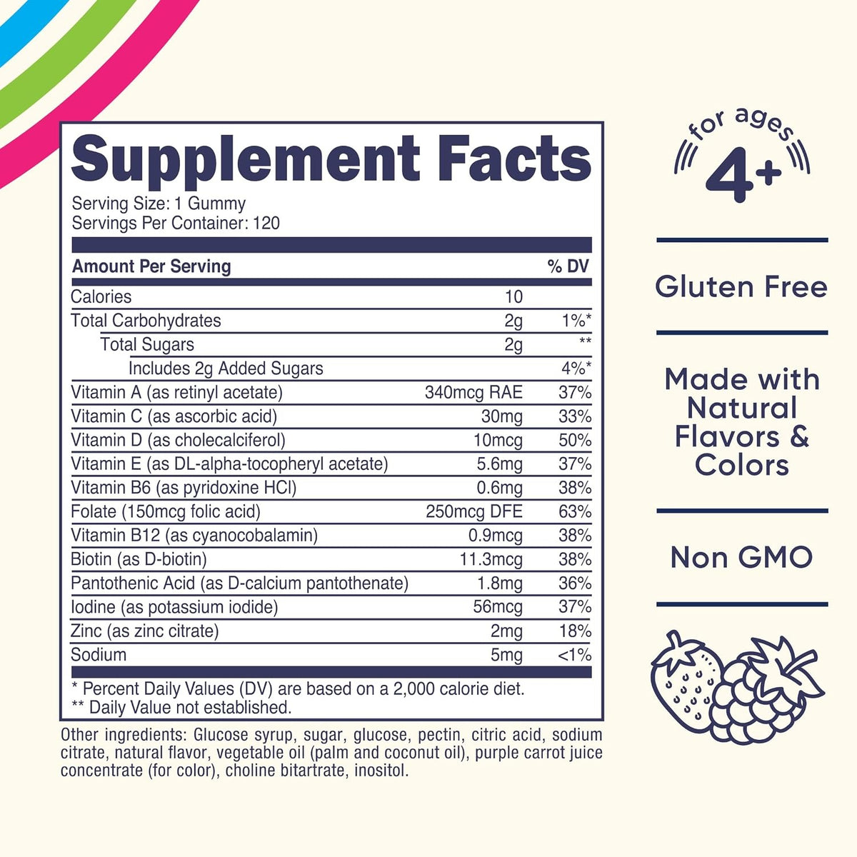 Nutricost Kids Multivitamínico para Niños 120 Gomitas