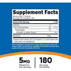 Nutricost Gomitas De Melatonina 5 Mg 180 Gomitas