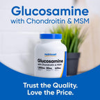 Nutricost Glucosamina 1800 mg con Condroitina y MSM 240 Tabletas