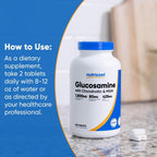Nutricost Glucosamina 1800 mg con Condroitina y MSM 240 Tabletas