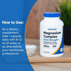 Nutricost Complejo De Magnesio 500 Mg 240 Cápsulas