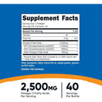 Nutricost Omega 3, Epa 1200 Mg Dha 910 Mg 120 Sgels Sfn