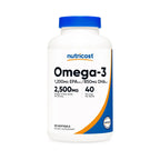 Nutricost Omega 3, Epa 1200 Mg Dha 910 Mg 120 Sgels Sfn