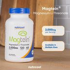 Nutricost Magtein L-Treonato de Magnesio 2000 mg 120 Cápsulas