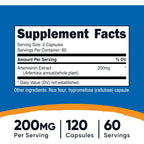 Nutricost Artemisinina 200 mg 120 Cápsulas Vegetales