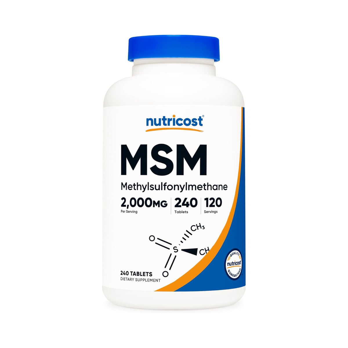 Nutricost MSM 2000 mg 240 Tabletas