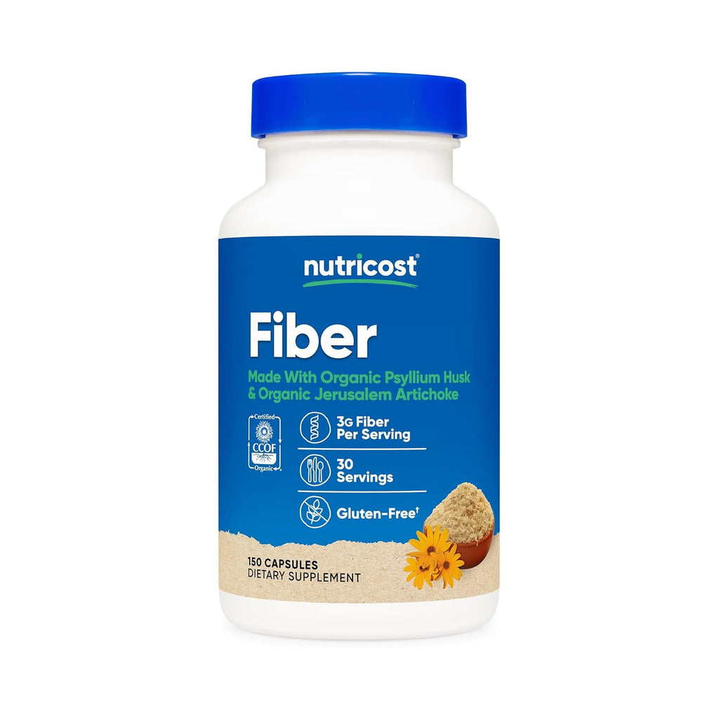 Nutricost Fibra Con Cáscara De Psyllium 150 Cápsulas