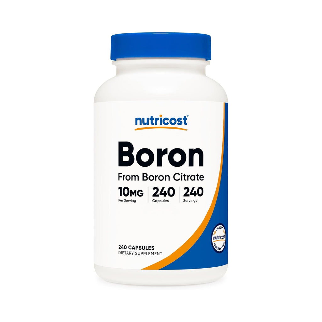 Nutricost Boro 10 mg 240 Cápsulas Vegetales
