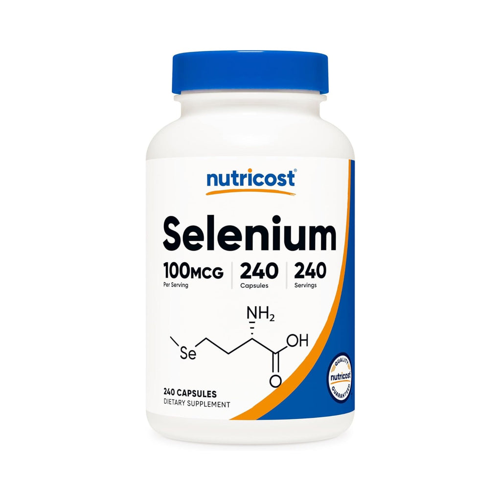 Nutricost Selenio 100 mcg 240 Cápsulas