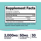 Nutricost Mio-inositol y D-chiro-inositol Equilibrio Hormonal, Salud Reproductiva y Metabólica 120 Cápsulas