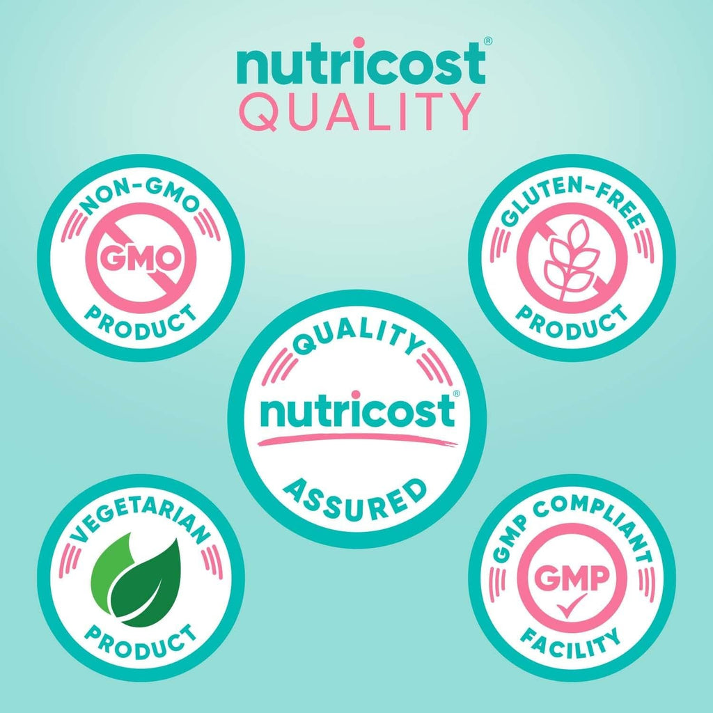 Nutricost Mio-inositol y D-chiro-inositol Equilibrio Hormonal, Salud Reproductiva y Metabólica 120 Cápsulas
