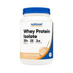 Nutricost Proteína Aislada de Suero (Whey Isolate) 907 g Polvo Sabor Masa de Pastel