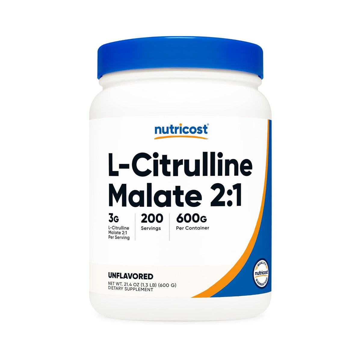 Nutricost Malato de L-Citrulina 2:1 en Polvo 600 g