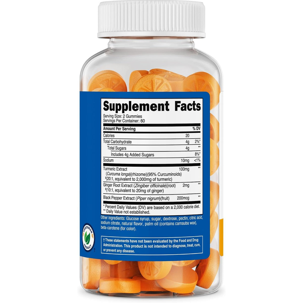 Nutricost Cúrcuma 2000 mg 120 Gomitas