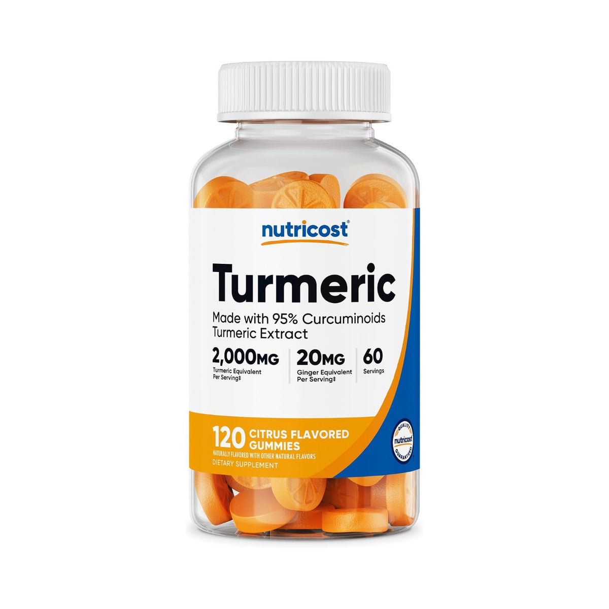Nutricost Cúrcuma 2000 mg 120 Gomitas