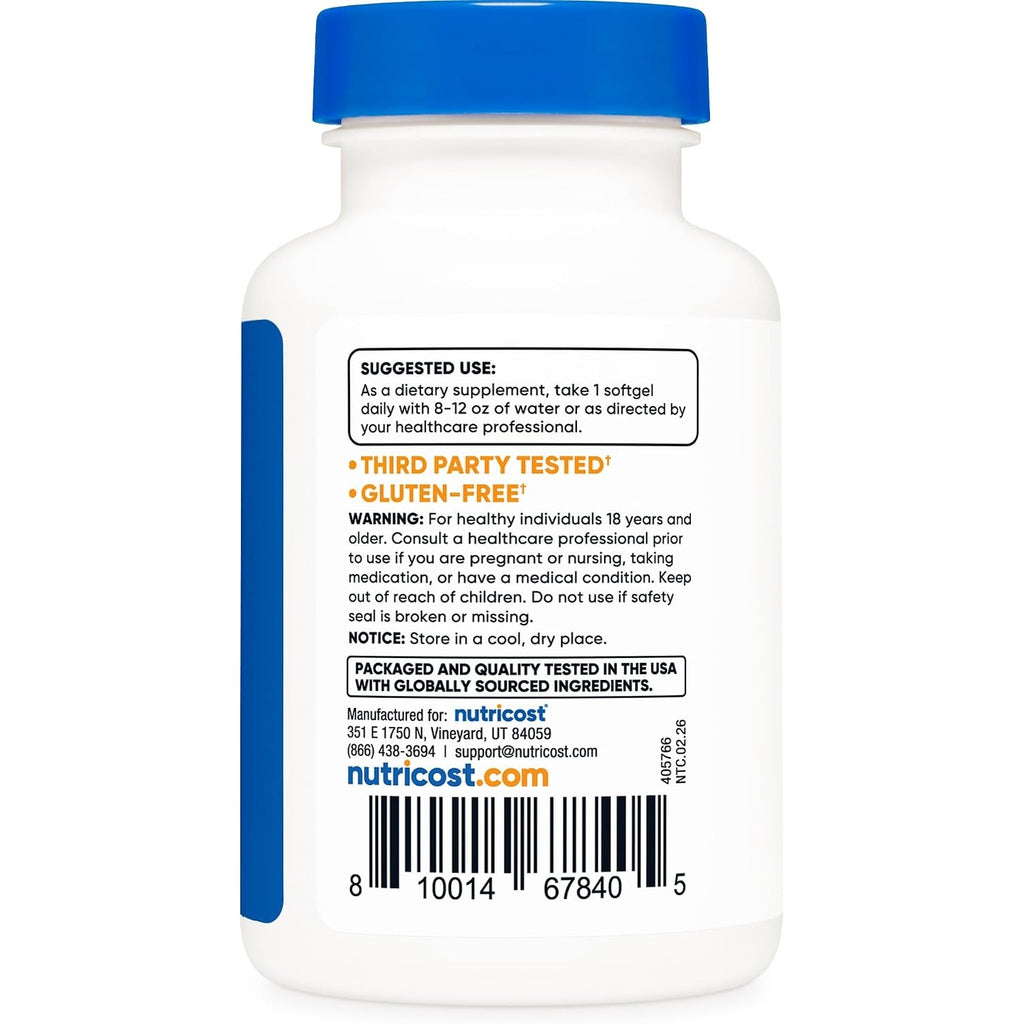 Nutricost Licopeno 50 mg 60 Cápsulas Blandas