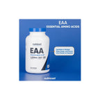 Nutricost EAA Cápsulas - 1200 mg de Aminoácidos Esenciales por Porcion - 240 Cápsulas - 120 Ser -Sin OMG - Sin gluten - Veganas