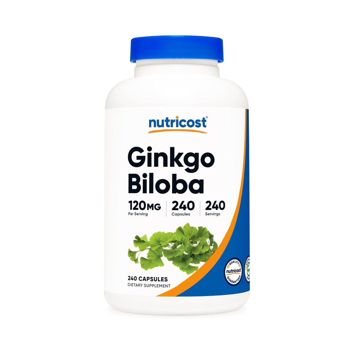 Nutricost Ginkgo Biloba 120 mg 240 Cápsulas Vegetales