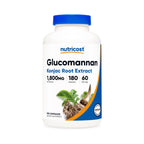 Nutricost Glucomanano 1800 mg por porción, 180 cápsulas, sin gluten