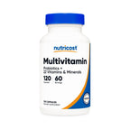 Nutricost Multivitamínico con Probióticos 120 Cápsulas Vegetales
