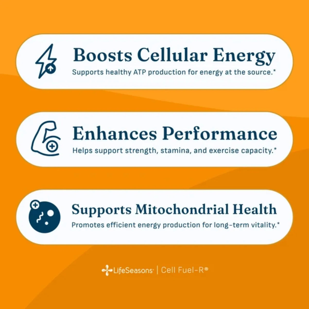 LifeSeasons, Cell Fuel-R™. Aumento Del Rendimiento Energético Mitocondrial, 60 Cápsulas Vegetales