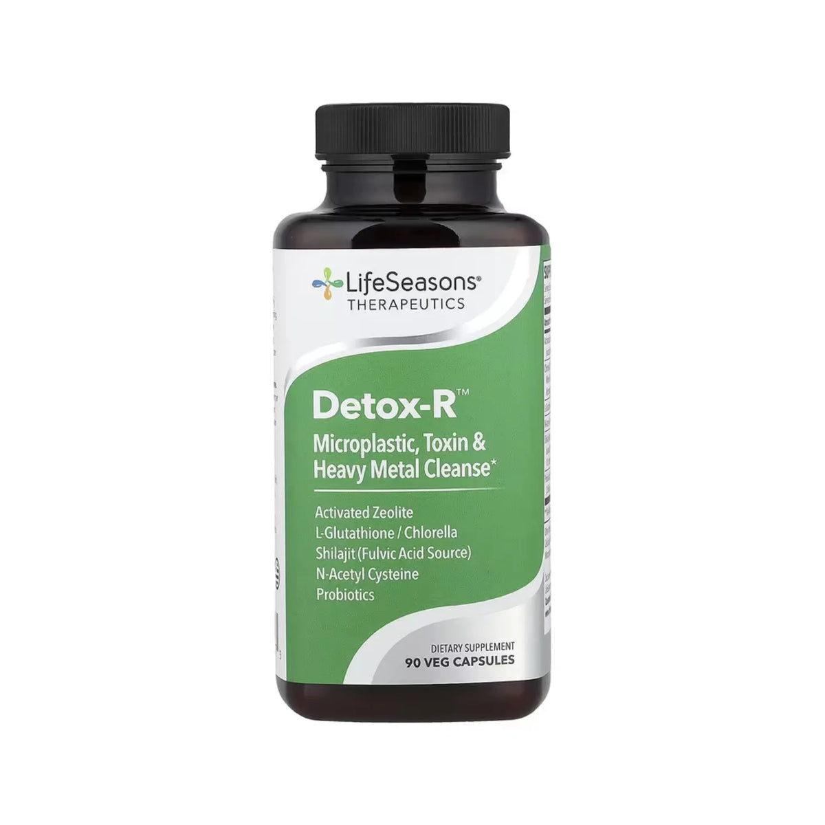 LifeSeasons, Detox-R™. Desintoxicación De Microplásticos, Toxinas Y Metales Pesados, 90 Cápsulas Vegetales