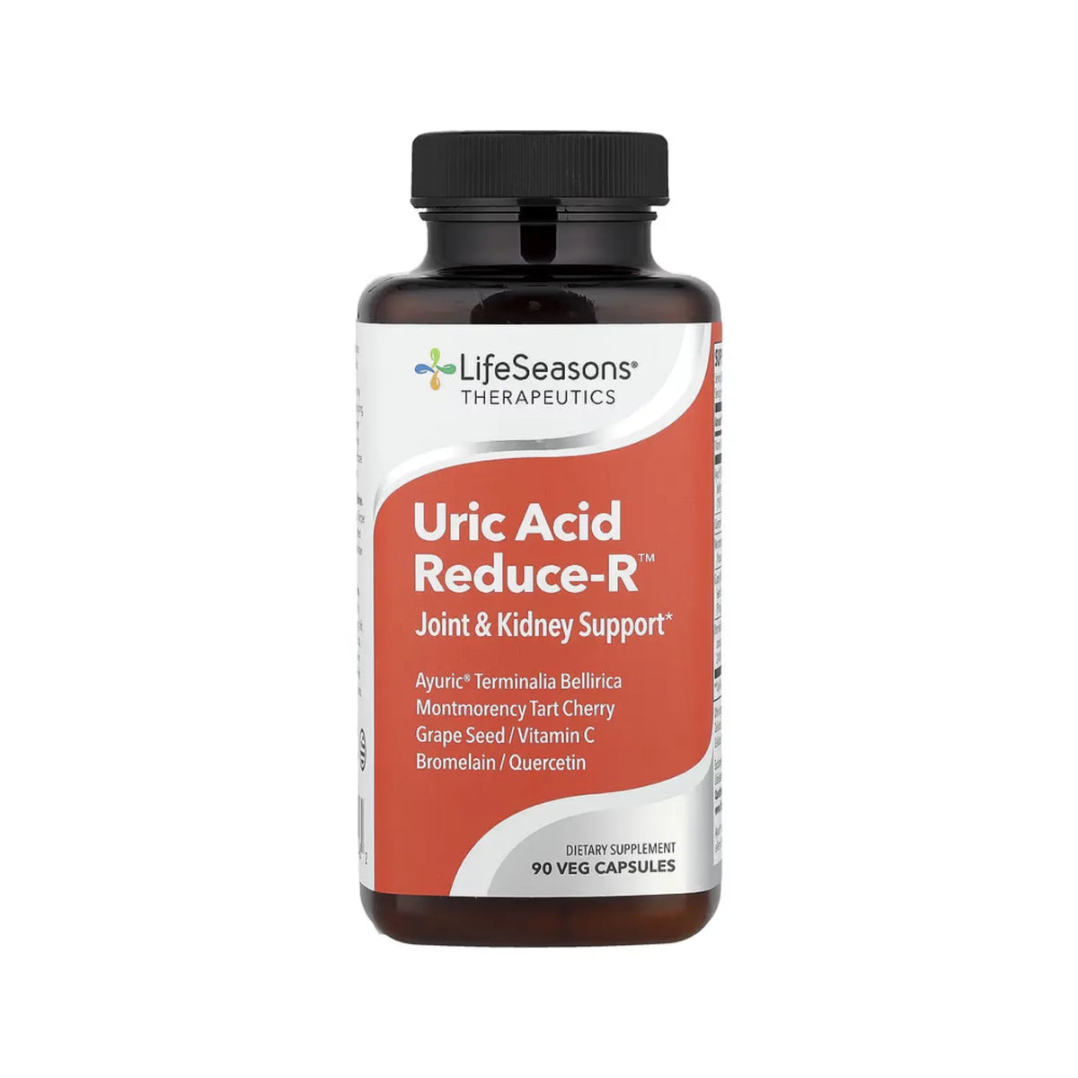 LifeSeasons, Therapeutics, Reductor De Ácido Úrico-R™, 90 Cápsulas Vegetales