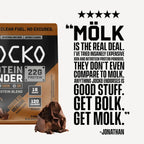 Jocko Fuel Mölk Protein | Proteína en Polvo Grass Fed | Sabor Chocolate | 22 g de Proteína | 2 Lbs