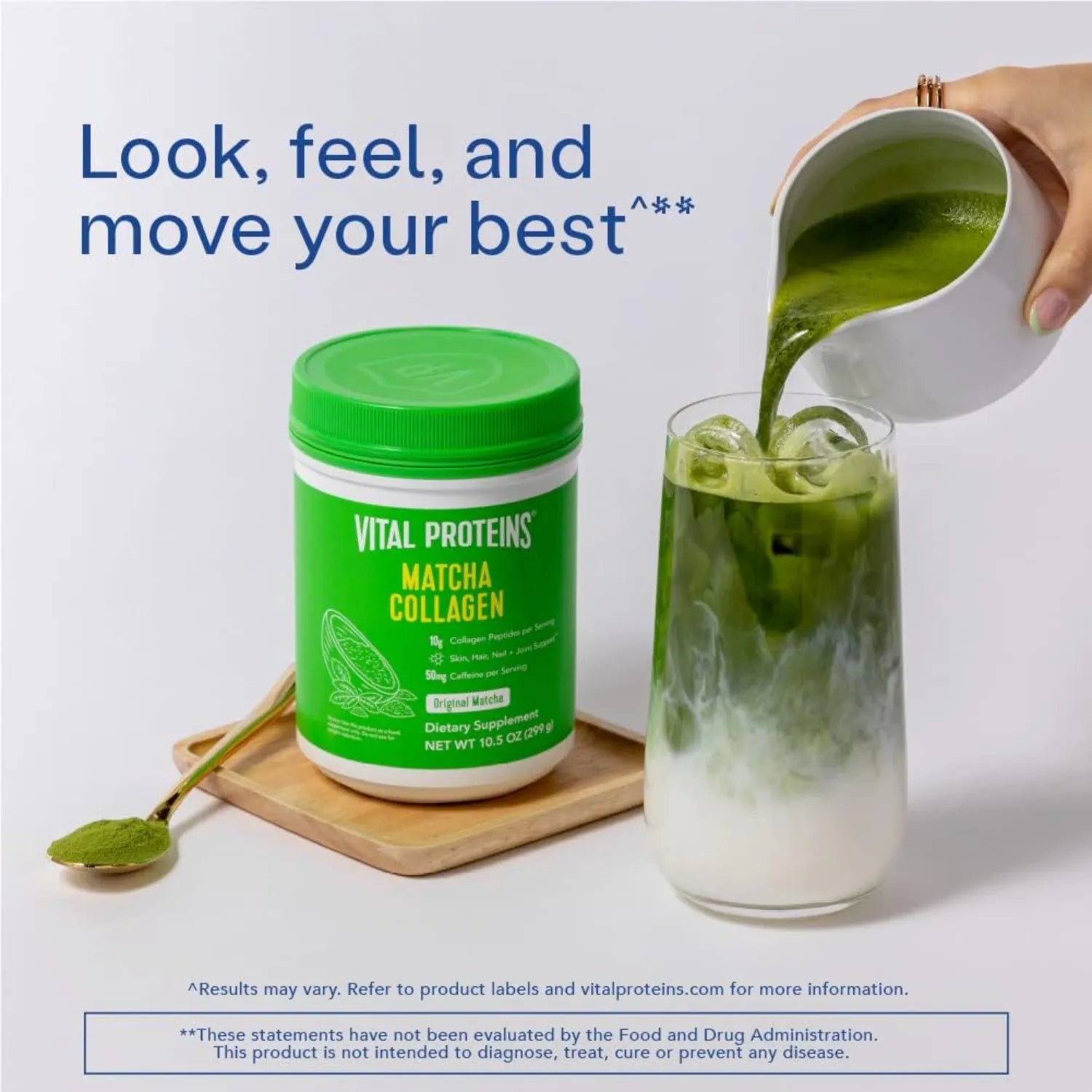 Vital Proteins Matcha Collagen Péptidos De Colágeno 299 grs Sabor Matcha