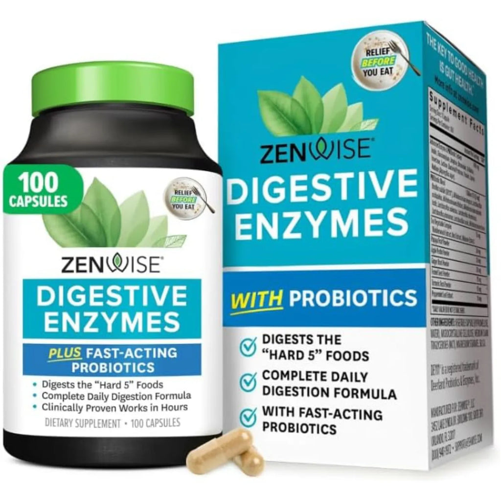 Zenwise Probióticos y prebióticos digestivos 100 caps sfn
