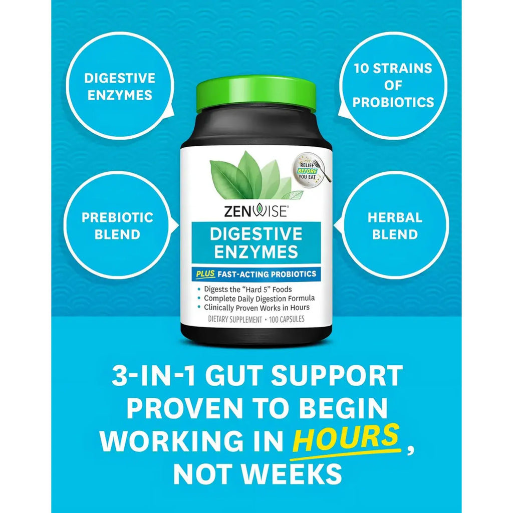 Zenwise Probióticos y prebióticos digestivos 100 caps sfn