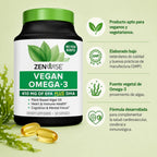 Zenwise Omega 3 Vegano 475 mg 120 Softgels Sfn