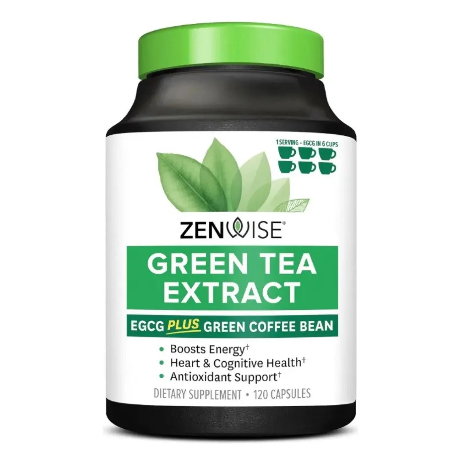 Zenwise Extracto de té verde 120 cápsulas sfn