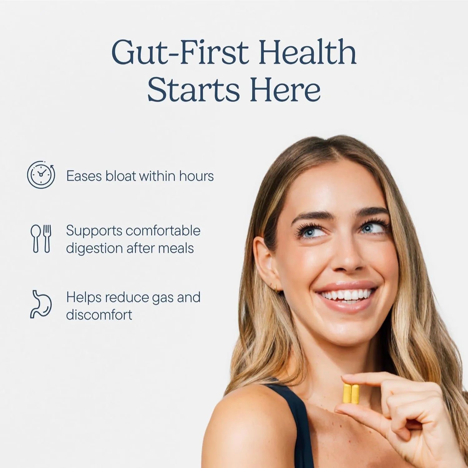 Zenwise No Bloat enzimas BioCore y Probiótico 60 vcaps Sfn