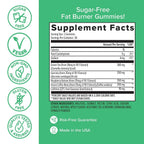 Zenwise Fat Burner Con Té Verde, Garcinia 60 gomitas Sfn