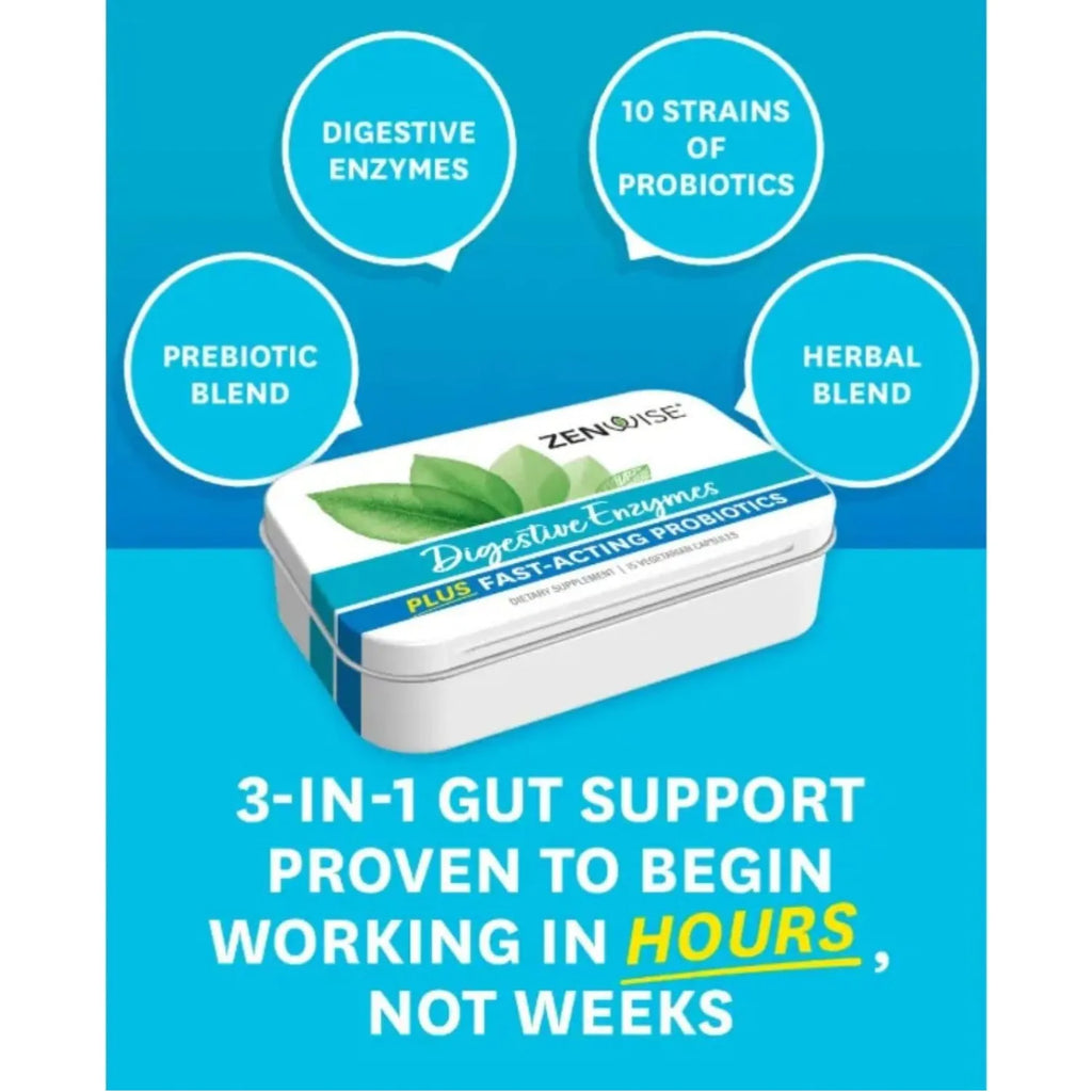 Zenwise Enzimas múltiples con pre y probióticos 15 Caps Sfn